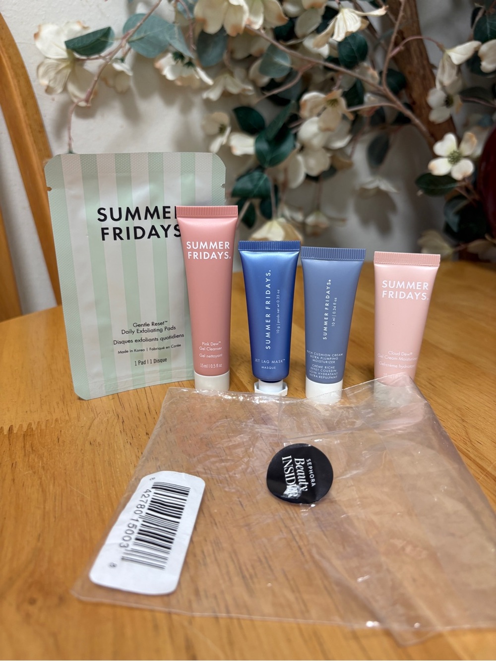 Summer Fridays 5pc Travel Size Bundle, Sephora Beauty Insider, NWOB, SEALED, New